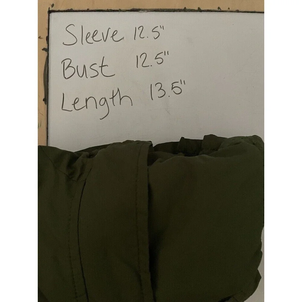 Old Navy 6-12 Months Essential Everyday Baby Military Cargo Jacket Green Zip Up - Picture 8 of 8